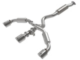 aFe 23-24 Toyota GR Corolla L3 1.6L (t) Gemini XV 3in to 2-1/2in Cat Back Exhaust w/ Polished Tips - 49-36070-P