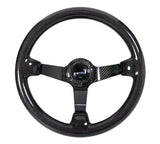 NRG Forged Carbon Fiber Steering Wheel (350mm / 3in. Deep) - ST-036FC