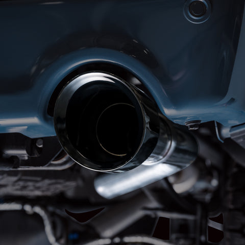 AWE Tuning 2021+ Ford F-150 Tremor (w/ Bumper Cutouts) 0FG Resonated Catback - Diamond Black Tips - 3015-33402