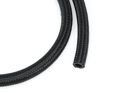 DeatschWerks 8AN Black Nylon Braided CPE Hose 3 Feet - 6-02-0816-3