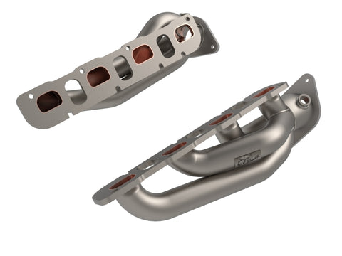 aFe Twisted Steel 2021+ Jeep Wrangler 392 JL 6.4L V8 Headers - Titanium Cerakote - 48-38031-T