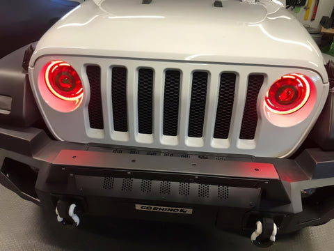 Oracle Oculus Bi-LED Projector Headlights for Jeep JL/Gladiator JT - w/ BC1 Controller - 5839-335