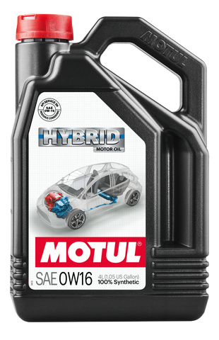 Motul 4L OEM Synthetic Engine Oil Hybrid 0W16 API SN - 107154