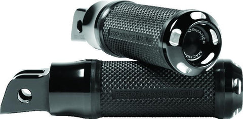 Performance Machine Footpegs Apex Rider - Contrast Cut - 0035-1239M-BM