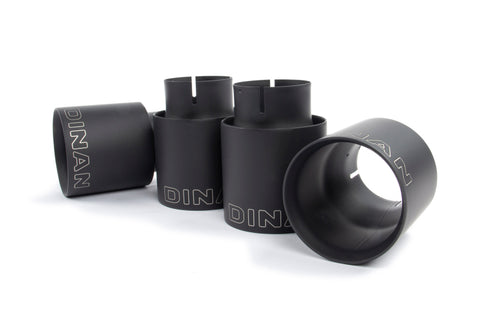 Dinan 19-21 BMW M2 Competition (F87) Free Flow Axleback Exhaust System w/X-Pipe - Black Tips - D660-0082-BLK