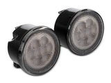 Raxiom 07-18 Jeep Wrangler JK Axial Series LED Amber Turn Signals (Smoked) - J108040