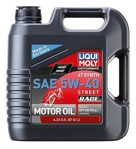 LIQUI MOLY 4L Motorbike 4T Synth 5W40 Street Race - 20076
