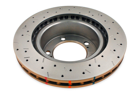 DBA 07+ Toyota Landcruiser 200 Series Front Drilled and Slotted 4000 Series Rotor - 42722XS