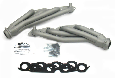 JBA 96-00 GM Truck 7.4L Voretc w/EGR & A.I.R. 1-3/4in Primary Ti Ctd Cat4Ward Header - 1823SJT