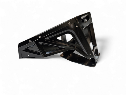 Elektric Offroad 2022-2025 Polaris Rzr Pro R/ Pro S/Turbo R Billet Front Winch Bumper Anodized Black - FWB610030