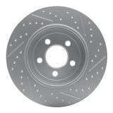 R1 13-25 Mazda Mx-30 Rear Left Drilled & Slotted Geo-Carbon Rotor - 830-80083L