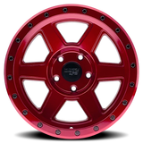Dirty Life 9315 Compound 17x9 / 5x127 BP / -12mm Offset / 78.1mm Hub Crimson Candy Red Wheel - 9315-7973R12