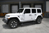 RealTruck 18-24 Jeep Wrangler 4dr VoltStep Electric Running Board Kit (Drilling Req.) - Tex. Blk - 20450674PC
