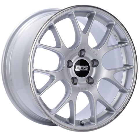BBS CH-R 18x8.5 5x112 ET47 Brilliant Silver Polished Rim Protector Wheel -82mm PFS/Clip Required - CH139SPO