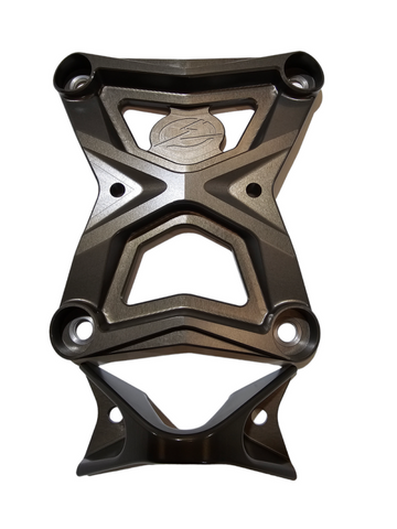 Elektric Offroad 2020-2024 Polaris Rzr Pro Xp Radius Rod Plate With Tow Hook Gunmetal - RRP610027