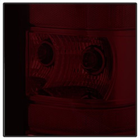 xTune GMC Sierra 2007-2013 OEM Style Tail Light Red Smoked ALT-JH-GS07-OE-RSM - 9032011