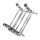 Nitrous Express Stand up Dual Billet Bottle Bracket for 10lb Bottle (Flat Mount) - 11208SB-10