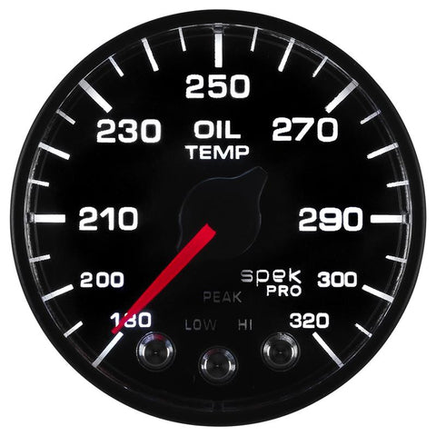 Autometer Spek-Pro - Nascar 2-1/16in Oil Temp 180- 320F Bfb Ecu - P553328-N1
