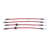 Power Stop 01-06 BMW M3 Front & Rear SS Braided Brake Hose Kit - BH00035