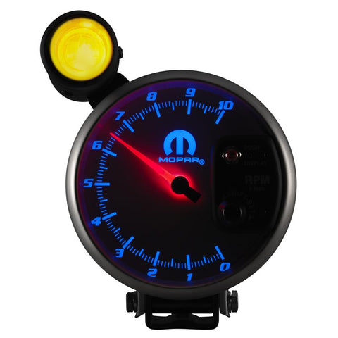 Autometer Mopar 5in / 10k RPM / Pedestal Mount White Tachometer w/ Shift Light - 880410