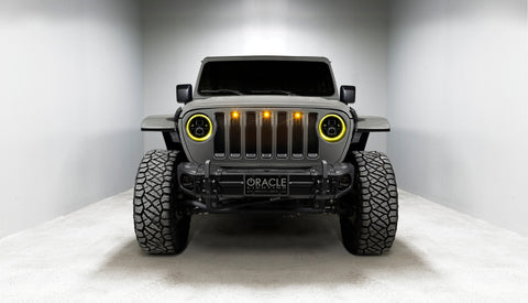 Oracle Jeep Wrangler JL/Gladiator JT 7in. High Powered LED Headlights (Pair) - Dynamic - 5769J-332
