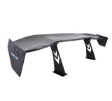 NRG Carbon Fiber Spoiler - Universal (69in.) w/NRG Logo / Stand Cut Out / Large Side Plate - CARB-A691NRG