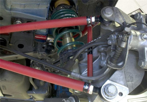 ALTA 02-12 Mini Cooper/S/JCW (Incl. 05-12 Convertible) & 09-12 Clubman Front Endlinks Adj Pair - Red - AMP-SUS-400