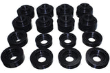 Energy Suspension 08-16 Ford F-250/F-350/F-450/F-550 Super Duty Crew Cab Black Body Mount Set - 4.4124G