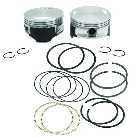 S&S Cycle 1999+ BT 106in Forged Stroker Pistons - Plus .010in - 92-1211