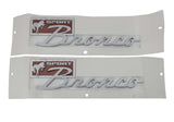 Ford Racing Bronco Sport Script Fender Badge Kit - M-1447-BSPRT