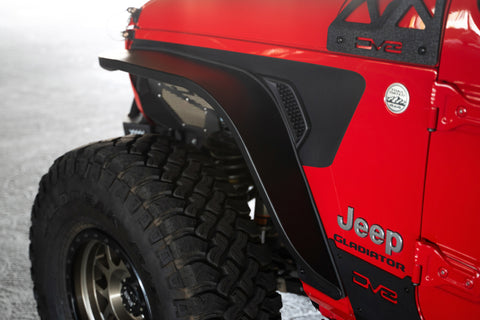 DV8 Offroad 20-23 Jeep Gladiator JT Slim Fender Flares - FDGL-07
