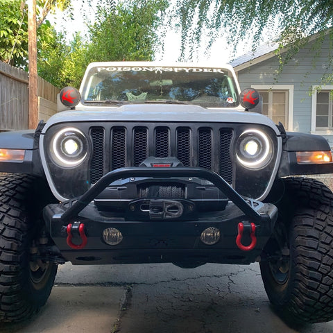 Oracle Oculus Bi-LED Projector Headlights for Jeep JL/Gladiator JT - Matte Blk - 5500K - 5839-504