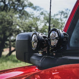 Ford Racing Bronco Dual Mounted Mirror Off-Road Lights - M-15200K-BDML