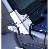 Rugged Ridge 97-06 Jeep Wrangler Stainless Steel Windshield Hinges - 11112.02