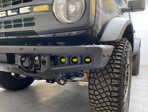 Oracle High 21-22 Ford Bronco Triple LED Fog Light kit for Steel Bumper - 5890-005