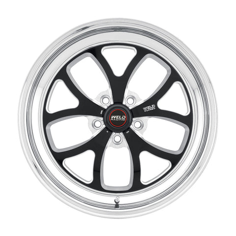 Weld S76 17x10 / 5x115mm BP / 5.2in. BS Black Wheel (High Pad) - Non-Beadlock - 76HB7100W52A