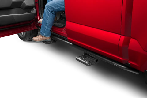 N-Fab RKR Step System 15-17 Ford F-150 SuperCrew - Tex. Black - 1.75in - F154RKRCCS4