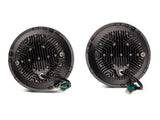 Raxiom 07-18 Jeep Wrangler JK Axial 7-In LED Headlights w/ DRL Turn Signals- Blk Housing (Clear) - J173078
