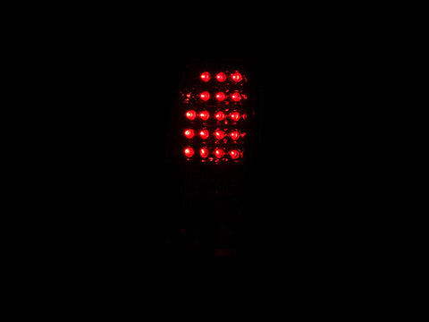 ANZO 2003-2006 Chevrolet Silverado 1500 LED Taillights Red/Clear - 311007