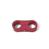 Russell Hose Separator For -6 Braided Red Anodize (2 Pack) - 654300