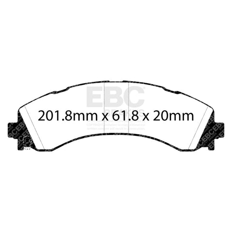 EBC 2019+ Ram 3500 6.4L Extra Duty Rear Brake Pads - ED93123