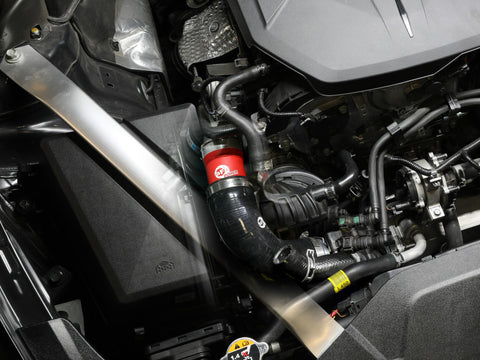 aFe BladeRunner 22-23 Kia Stinger L4-2.5L (t) Aluminum Hot and Cold Charge Pipe Kit - Red - 46-20694-R
