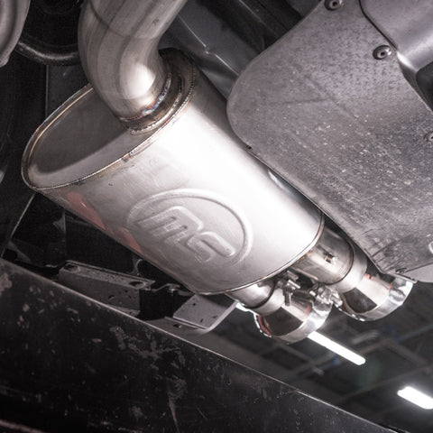 Stainless Works 2020 Ford GT500 Redline Catback X-Pipe Exhaust Factory Connect - Polished Tips - GT500CBXFCR