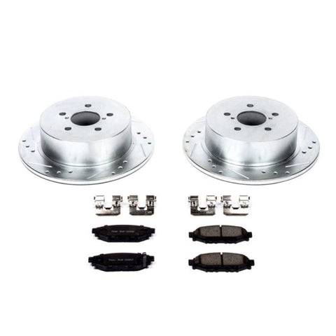 Power Stop 05-09 Subaru Legacy Rear Z23 Evolution Sport Brake Kit - K4632