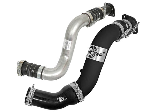 aFe Bladerunner 3in Intercooler Hot Side Tube for 16-17 Nissan Titan XD V8 5.0L (td) - 46-20288-B