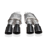 Stainless Works 18-21 Mustang GT Axleback Redline Exhaust - Black Tips - M18ABRB