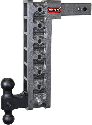 Gen-Y Mega Duty 2in Shank 15in Drop 2K TW 16K Hitch w/GH-051 Dual-Ball/GH-0100 Stabilizer Kit - GH-517