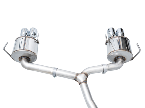AWE Tuning 2022+ VB Subaru WRX Touring Edition Exhaust - Chrome Silver Tips - 3015-42979