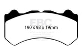 EBC Racing 08-11 Nissan GT-R (R35) RP-1 Race Front Brake Pads - DP81983RP1