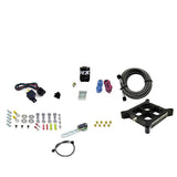 Nitrous Express Dry Single Entry Billet Crossbar Plate System 100-500hp (4150 Flange) w/o Bottle - 66142-00
